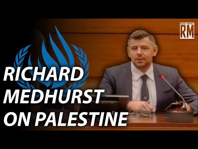 Richard Medhurst UN Speech in Geneva on Palestine & the UK's Crackdown on Free Speech