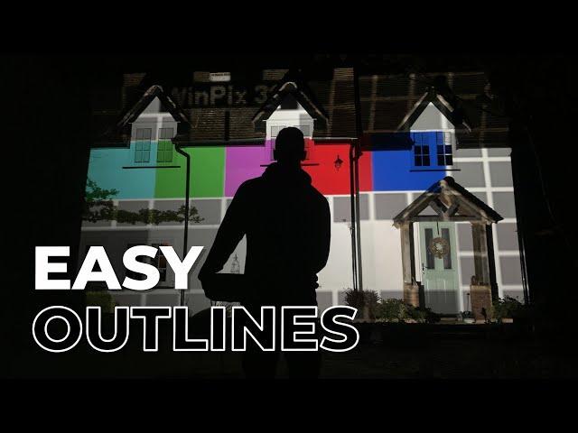 Easy Outlines for House Projection Mapping | Digital Pressworks