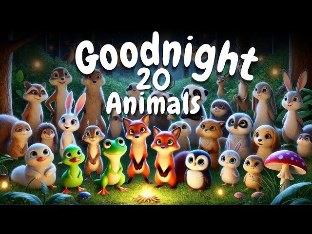 Let's Say Goodnight to 20 Woodland Creatures  The PERFECT Cozy Bedtime Story for Babies