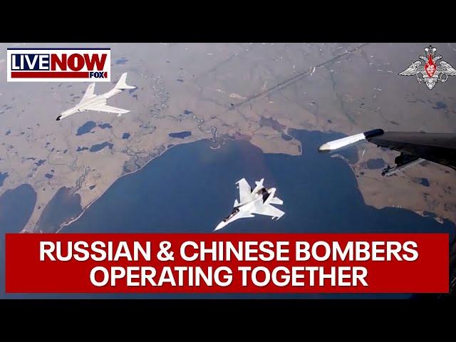 U.S. intercepts Russian and Chinese bombers off Alaskan coast | LiveNOW from FOX