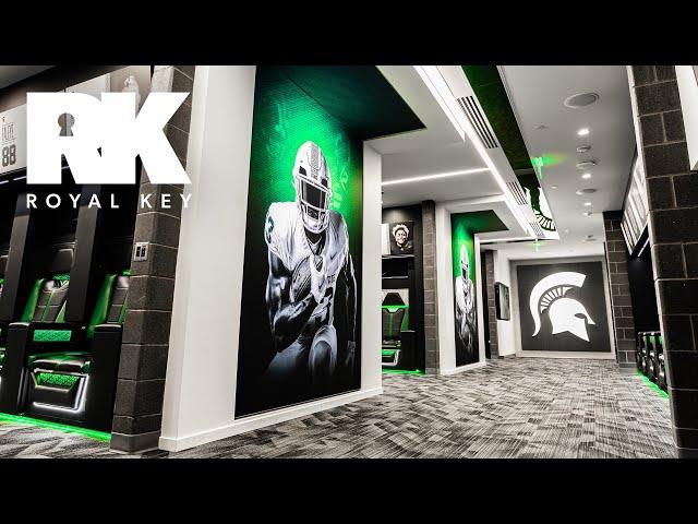 Inside the MICHIGAN STATE SPARTANS’ $78,000,000 FOOTBALL Facility | Royal Key