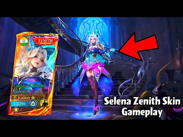 SELENA NEW ZENITH SKIN GAMEPLAY‼️EVIL CINDERELLA⁉️