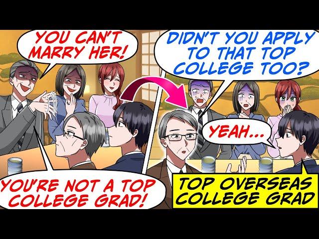 My Fiancée's Elite Family From Tokyo U Looked Down on Me! But Actually…[RomCom Manga Dub]