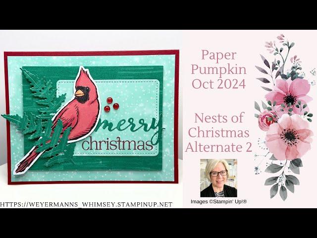 Oct 2024 Paper Pumpkin Nests of Christmas Kit - Alternative 2