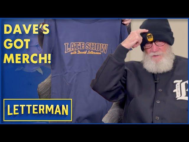 Dave Drops New Merch | David Letterman