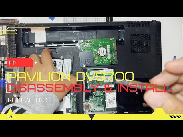 How to Disassemble and install parts on HP Pavilion DV9700 — Step-by-Step Tutorial