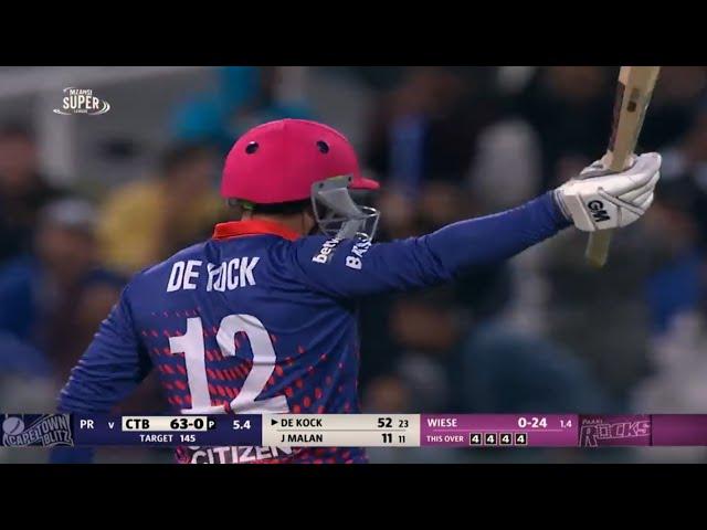 Quinton De Kock 93(47) || Match Winning Knock || Mzansi Super League 2019.