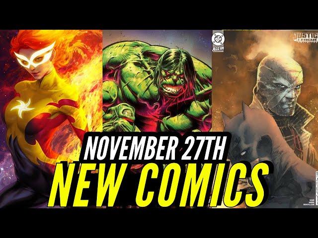 NEW COMIC BOOKS RELEASING NOVEMBER 27TH 2024 DC  MARVEL COMICS PREVIEWS COMING OUT THIS WEEK #comic