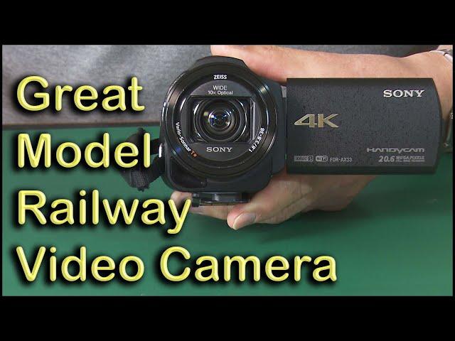Video Camera Sony FDR-AX33 at Chadwick Model Railway | 62.