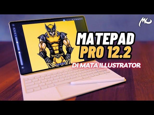 Matepad PRO 12.2 di mata Illustrator