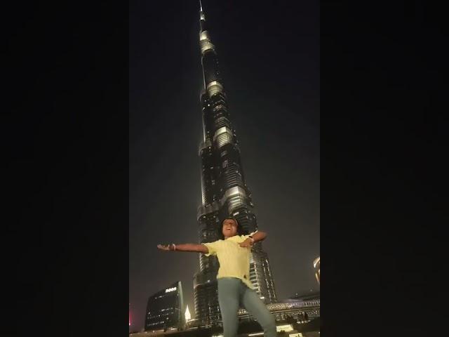 Dancing Infront Of Burj Khalifa! | Burj Khalifa Song | Dakshina's Fun World | #dubai