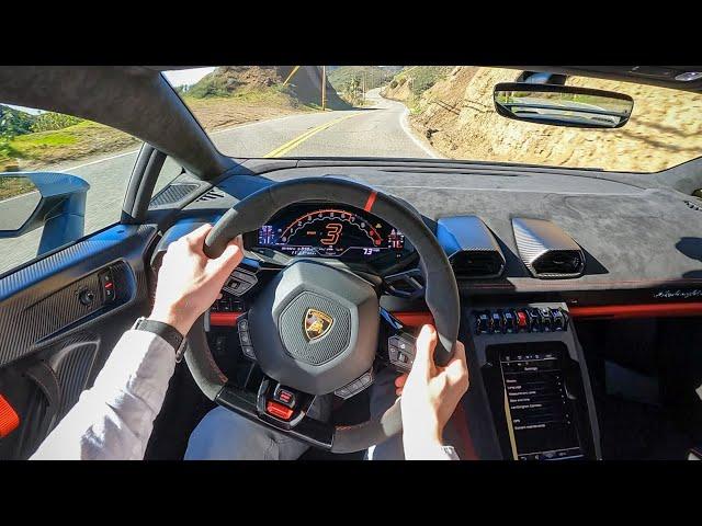 2023 Lamborghini Huracan Tecnica - POV Canyon Blast (Binaural Audio)