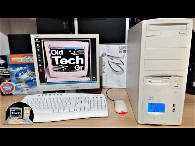 GIGABYTE PC AMD Athlon 64 Socket 754 FX 5600 XT Start Windows XP Pro in the Year 2024 - Short Video