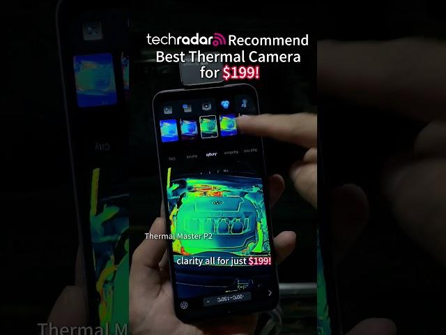 Techradar Recommend: Best Thermal Camera for $199! #thermal