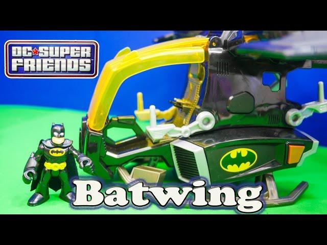 DC Heroes Batman Batwing Imaginext Video Toy Review