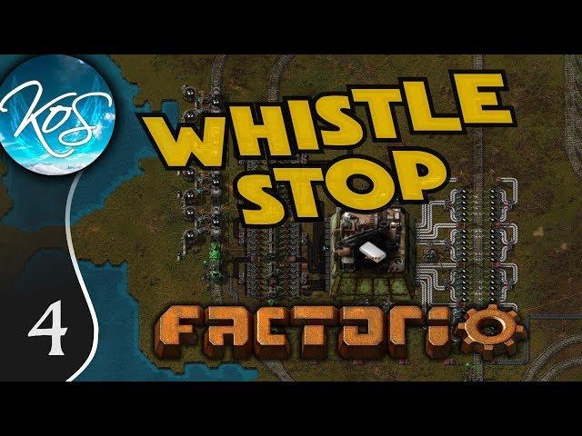 Whistle Stop Factorio Ep 4: PRODUCT ALIGNMENT - Mod Spotlight, Let's Play, Gameplay