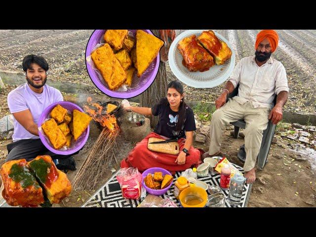 ਕਣਕ ਬੀਜਣ ਦੀ ਖੁਸ਼ੀ ਵਿੱਚ ਬਣਾਏ ਬਰੈਡ ਪਕੋੜੇ | healthy family ️