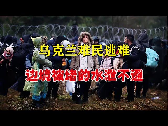 烏克蘭難民逃難的真實影像，公路堵的水泄不通，銀行門口排隊取錢 #抗日戰爭 #中國纪实 #纪录片 #纪实解说 #悬疑犯罪