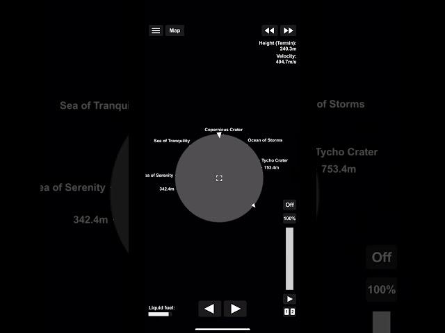 Lowest possible moon orbit #sfs #sfshorts #spaceflightsimulator