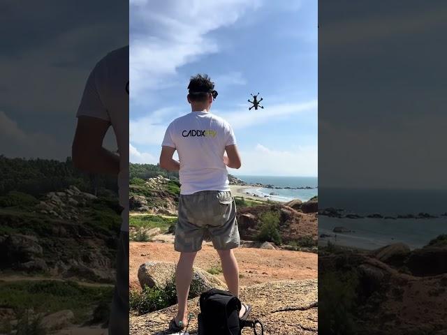 Fly FPV alongside coastline before the summer ends(F.T. Terryfpv)#caddx #fpv #walksnail