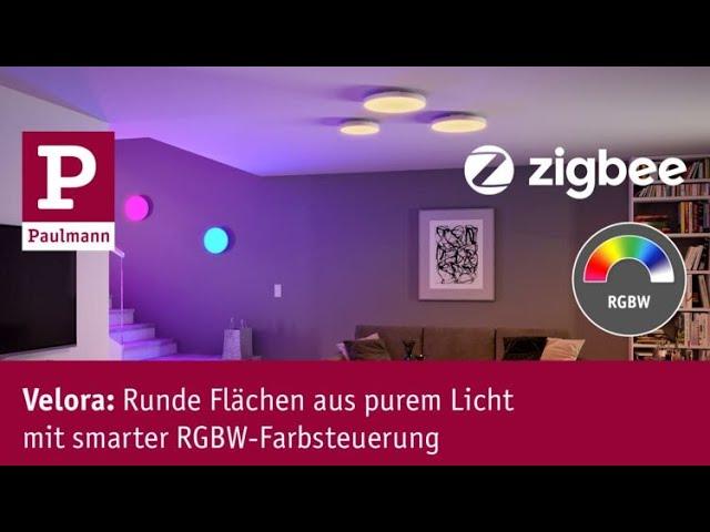 Velora LED-Panels: Runde Flächen aus purem Licht mit smarter RGBW-Farbsteuerung