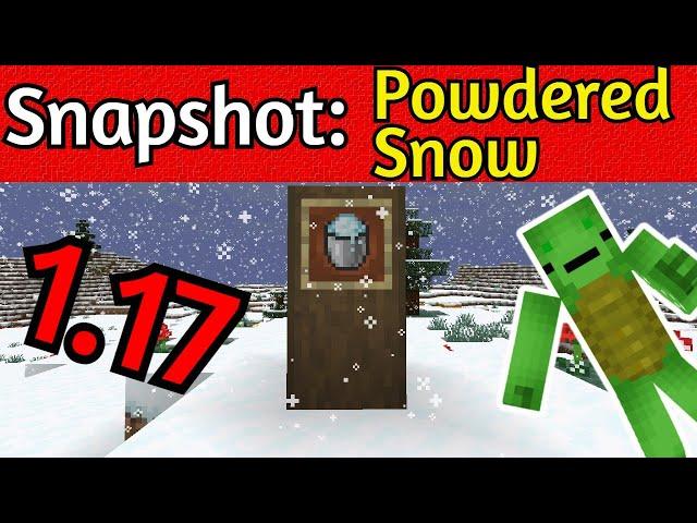 New Minecraft *Caves and Cliffs* Snapshot! Powdered Snow and Freezing! 20w46a