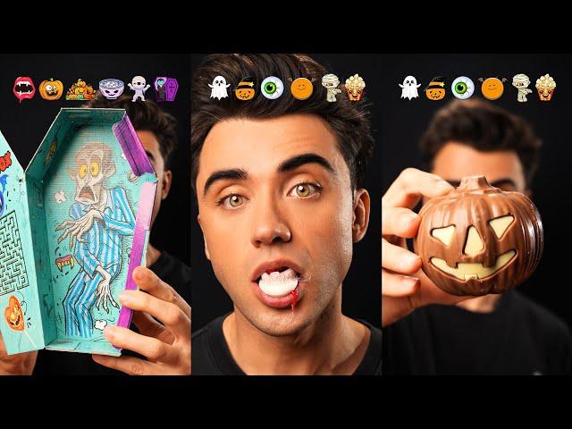 NEWBEST OF HALLOWEEN CANDY TIKTOKS !! EAT EMOTICONS IN ORDER