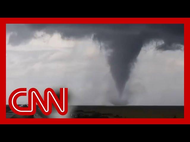 Video shows ‘large and extremely dangerous tornado’ in Florida