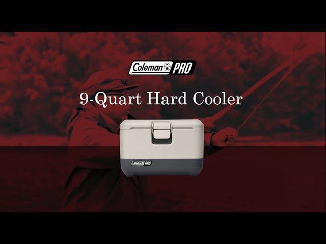 Introducing the Coleman® Pro 9-Quart Hard Cooler