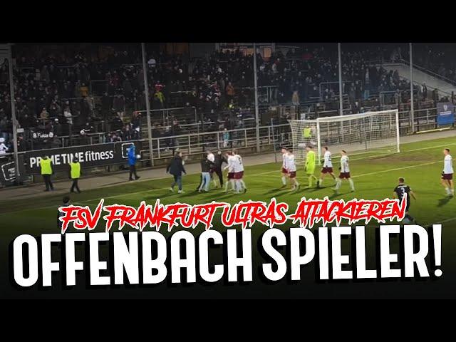 Schläge und Tritte: FSV-Ultras greifen Offenbach-Spieler an!