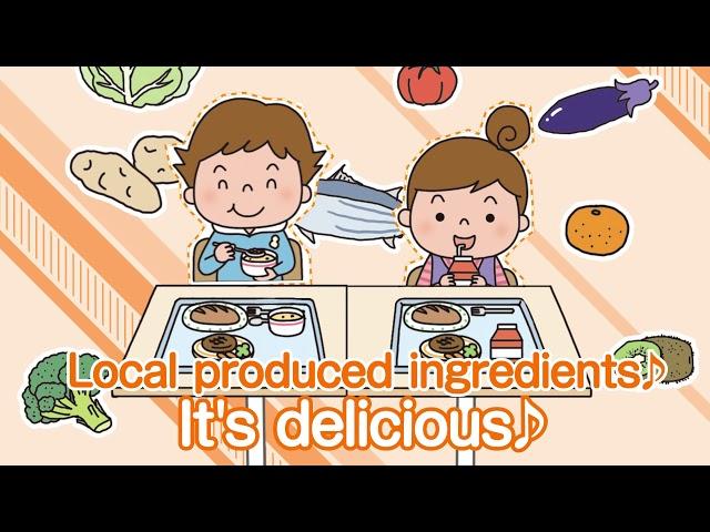 Japanese school lunch for everyone (National school lunch week publicity video)