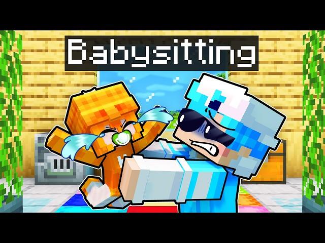 Babysitting OXY in Minecraft!