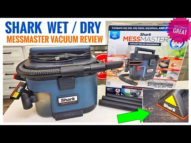 NEW! Shark MessMaster Portable Wet / Dry Vacuum VS101 Review        Works Great!