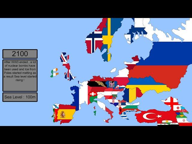 ( ALTERNATE ) Future of Europe Sea level Rise 2100-3033 !!!!!