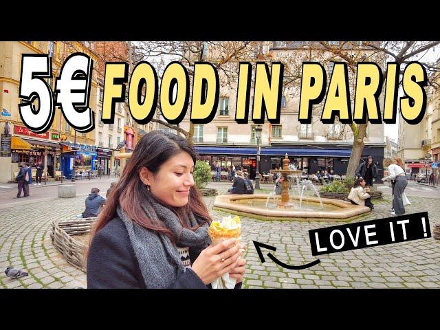 Amazing Paris Foods To Eat For Less Than 5€, France Vlog