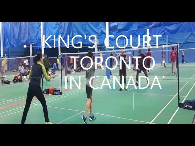 Badminton king's court in Canada