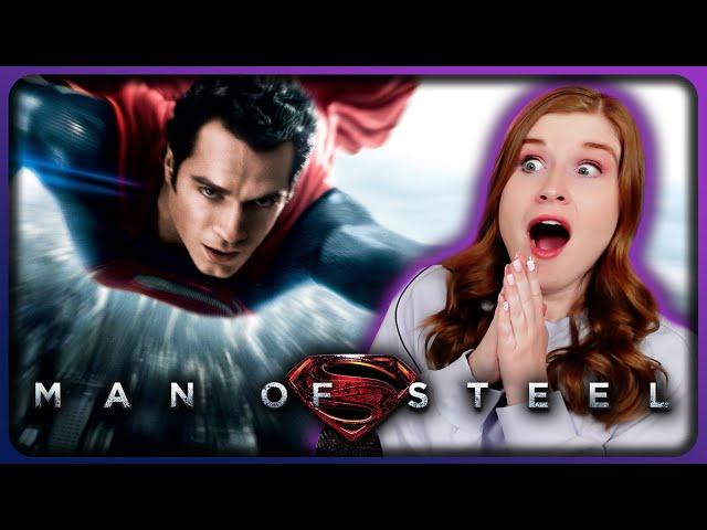 First time watching MAN OF STEEL | Movie Reaction!