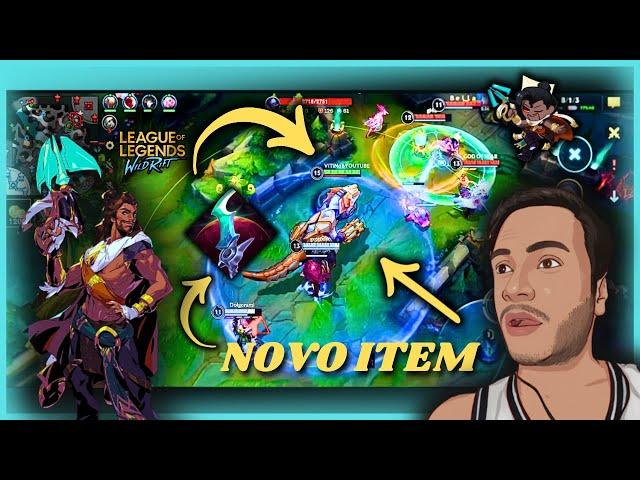 Testando a Nova Atualização e o Novo Item Eclipse - Mono Akshan Wild Rift