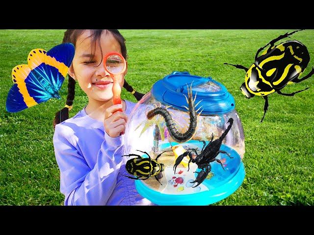 Bug Hotel - For Real Bugs - Bug Hunt For Kids With Zoe and Daddy