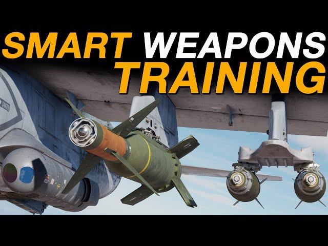 DCS F/A-18C Hornet Basic TPOD JDAM & Laser Guided Bombs Training!