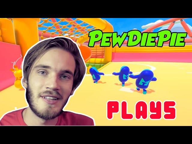 PewDiePie plays Fall Guys | Best moments