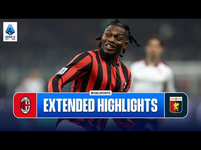 AC Milan vs. Genoa: Extended Highlights | Serie A | CBS Sports Golazo