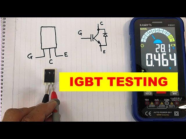 Как проверить БТИЗ IGBT