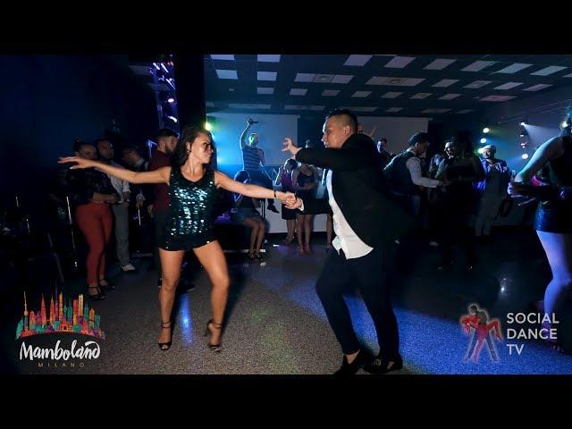 Karel Flores & Brandon Ayala - salsa social dancing | Mamboland Milano 2018