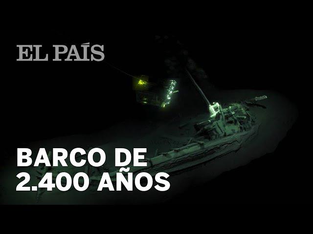 Arqueólogos encuentran en el mar Negro un barco INTACTO de 2.400 años