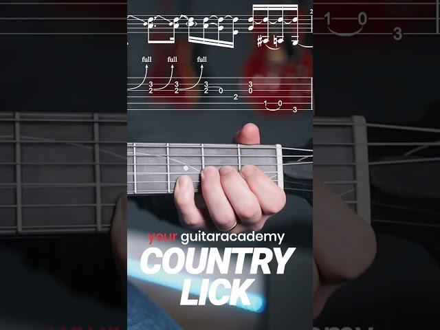 Try This Country Lick! #guitarlesson
