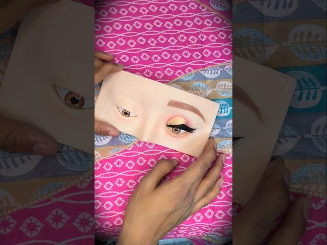 light eyes makeup full tutorial #eyemakeup #makeupartist  #makeup different liner