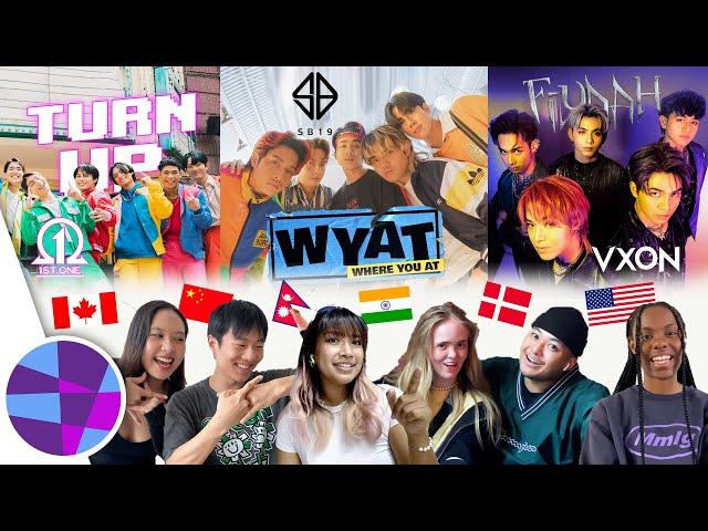 Foreign Dancers React to SB19, VXON, 1ST.ONE [P-POP] | EL's Planet