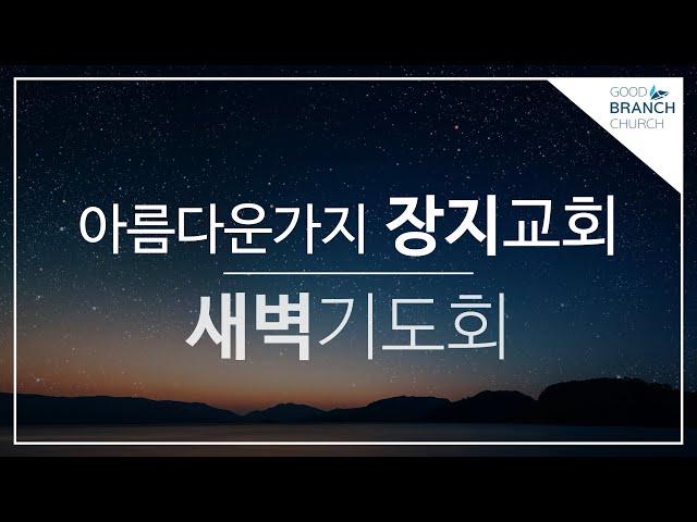 2025.05.27 새벽예배ㅣ사사기 9:22-29ㅣ언제나 일하시는 하나님ㅣ윤석철 목사ㅣ아름다운가지 장지교회