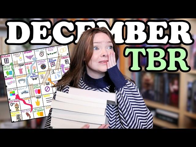 too many books to read before the end ️ december tbr game, snakes and tbr stacks #30